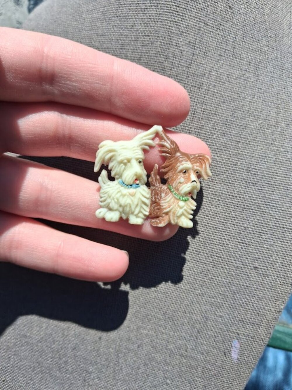 Vintage Dogs brooch